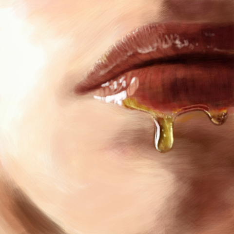 Μέλι για σαρκώδη χείλια