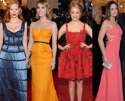 Αφθονία φωτεινών φορεμάτων στο ‘’Met Ball event 2012’’-Metropolitan Museum of Art!