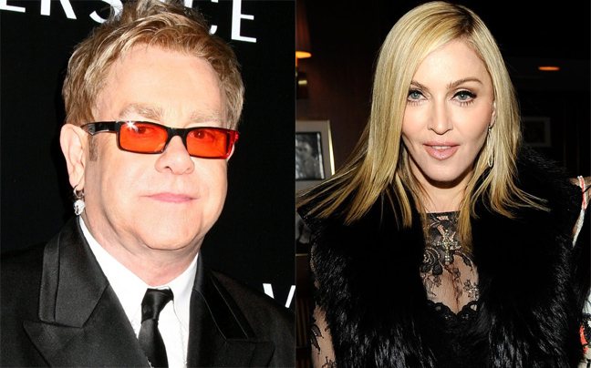 H Madonna συγχώρεσε τον Elton John για τα κακά του λόγια