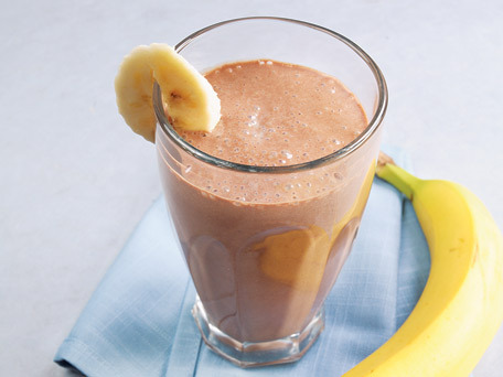 banana cocoa soy smoothie