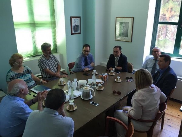 Ο Υπεύθυνος του Τομέα Υγείας της ΝΔ, βουλευτής Λάρισας, κ. Χρήστος Κέλλας, μαζί με μέλη του τομέα, επισκέφτηκε το Ψυχιατρικό Νοσοκομείο Αττικής «Δρομοκαΐτειο»