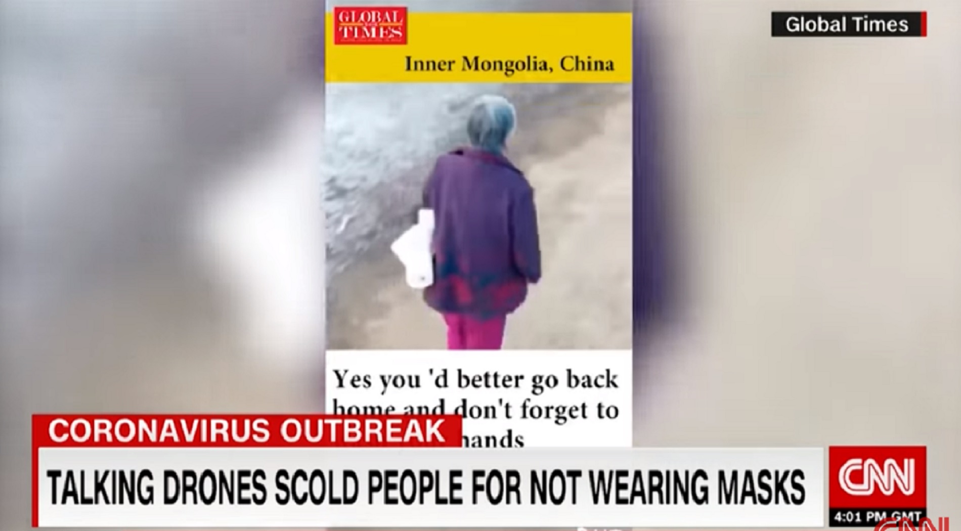 Με drones οι Κινέζοι ελέγχουν αν φορούν μάσκες οι πολίτες