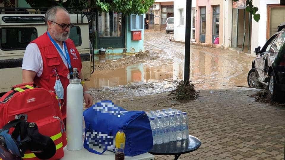 Στην πληγείσα Εύβοια ο Ελληνικός Ερυθρός Σταυρός