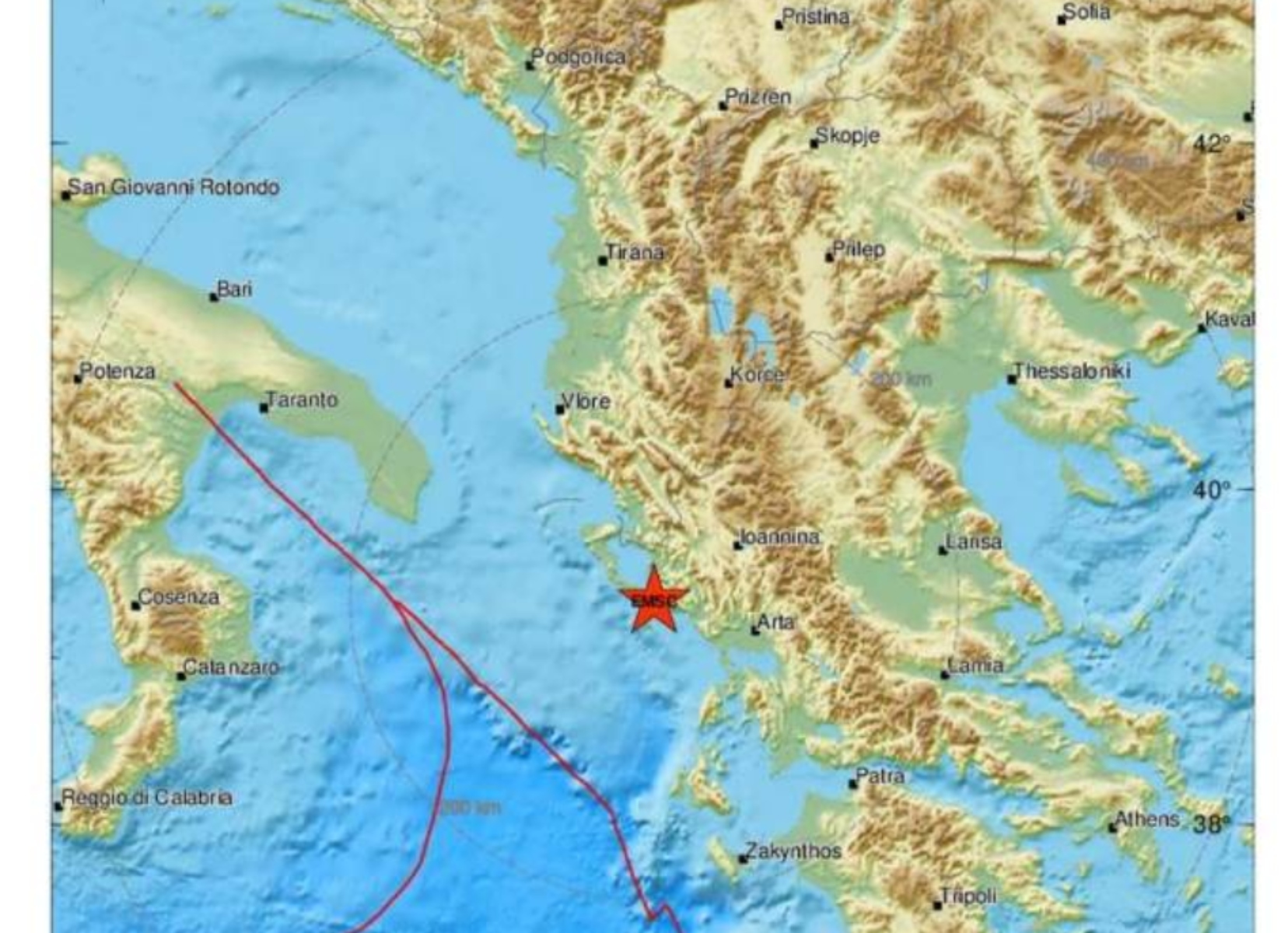 Κέρκυρα: Σεισμός 4,2 ρίχτερ
