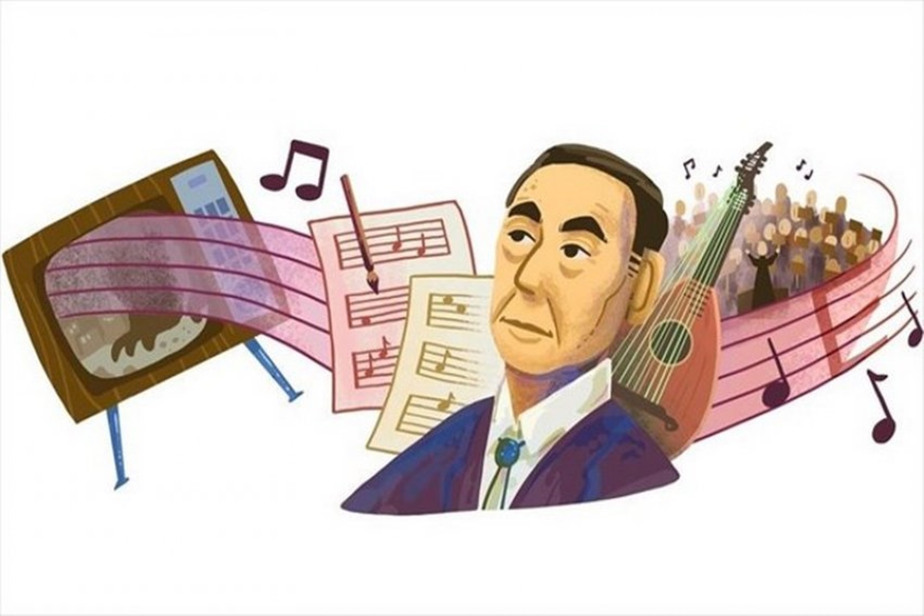 Google doodle : Τιμούν τον Akira ifukube