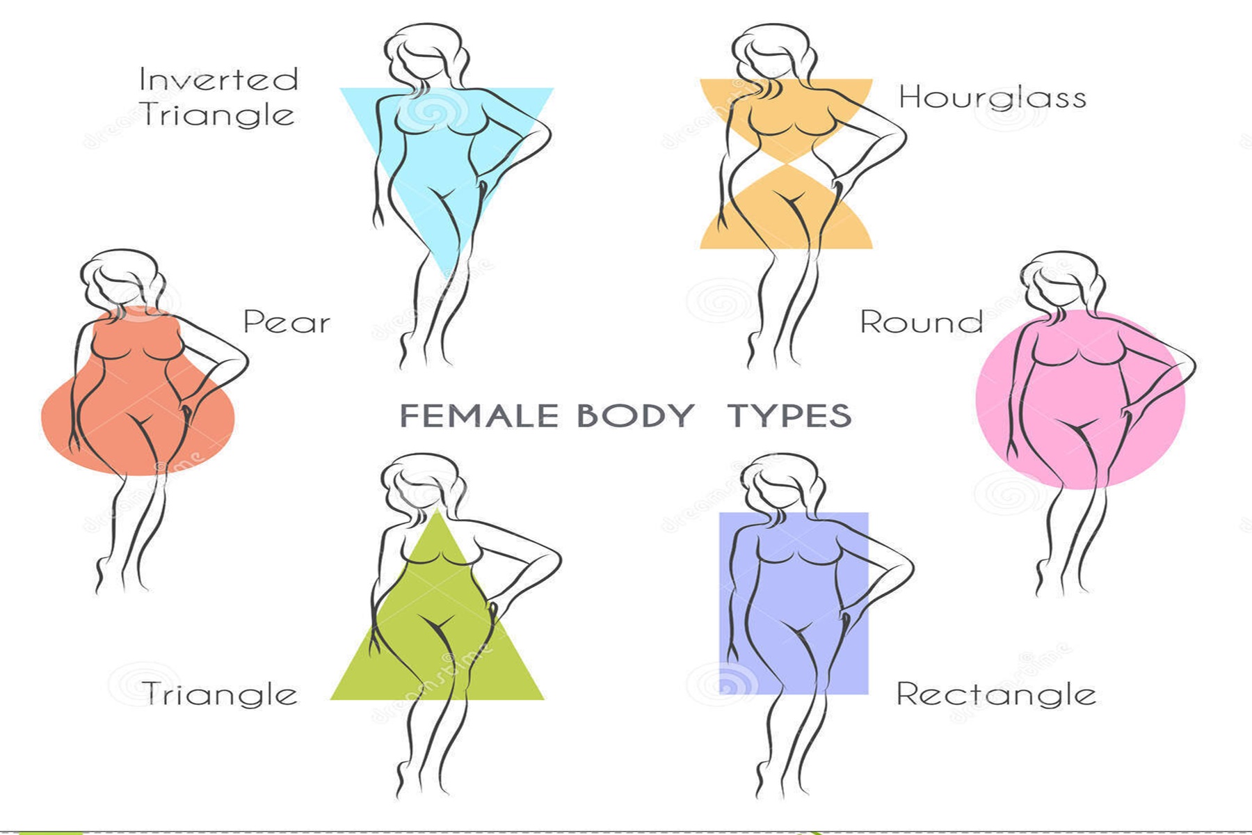 Σχήματα σώματος : Δες σε ποιον τύπο ανήκεις