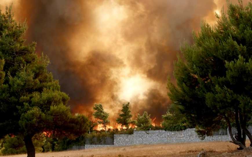 Φωτιά Εύβοια: Καίγονται σπίτια σε Κήρινθο και Στροφυλιά – Εκκένωση 3 ακόμα οικισμών