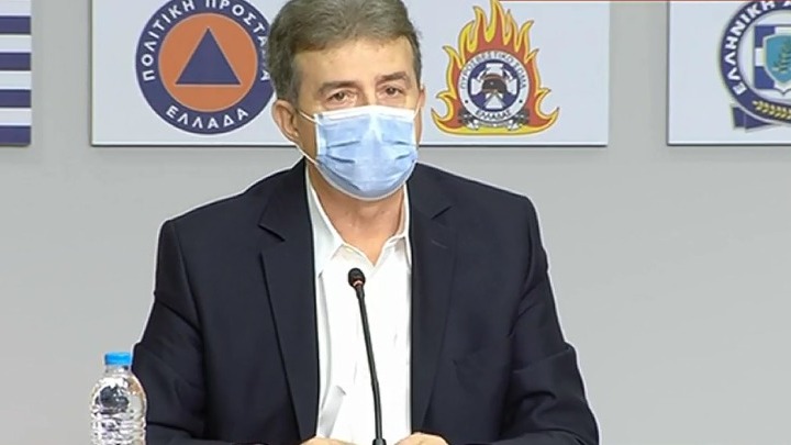Μ. Χρυσοχοΐδης: Οριοθετήθηκε στο μεγαλύτερο μέρος της η φωτιά στα Βίλια-24ωρες περιπολίες σε περιοχές κινδύνου
