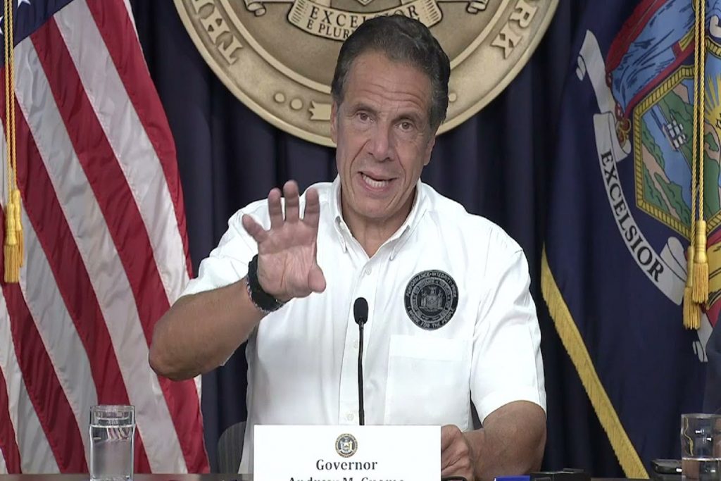 Ο κυβερνήτης Cuomo κηρύσσει τη Νέα Υόρκη σε κατάσταση έκτακτης ανάγκης λόγω του τυφώνα Henri
