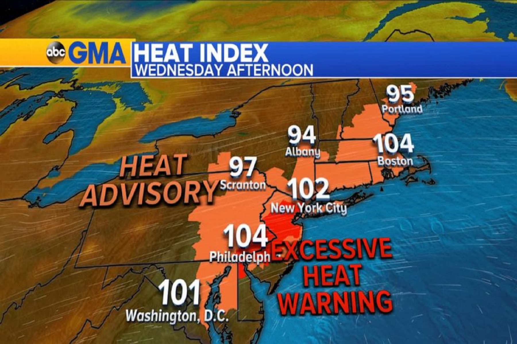 ΒΑ & ΒΔ ΗΠΑ: Προειδοποιήσεις υπερβολικής ζέστης – Συμβουλές για να παραμείνετε ασφαλείς.