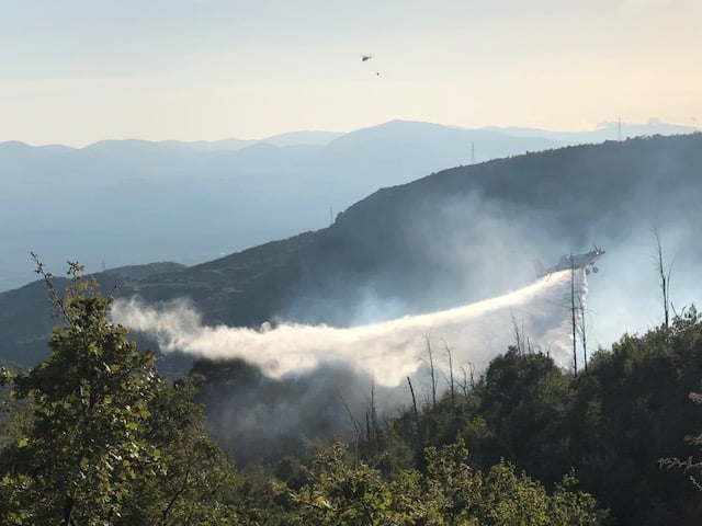 Φωτιά στη Μεγαλόπολη Αρκαδίας: Σε ετοιμότητα καλούνται οι κάτοικοι μέσω «112»