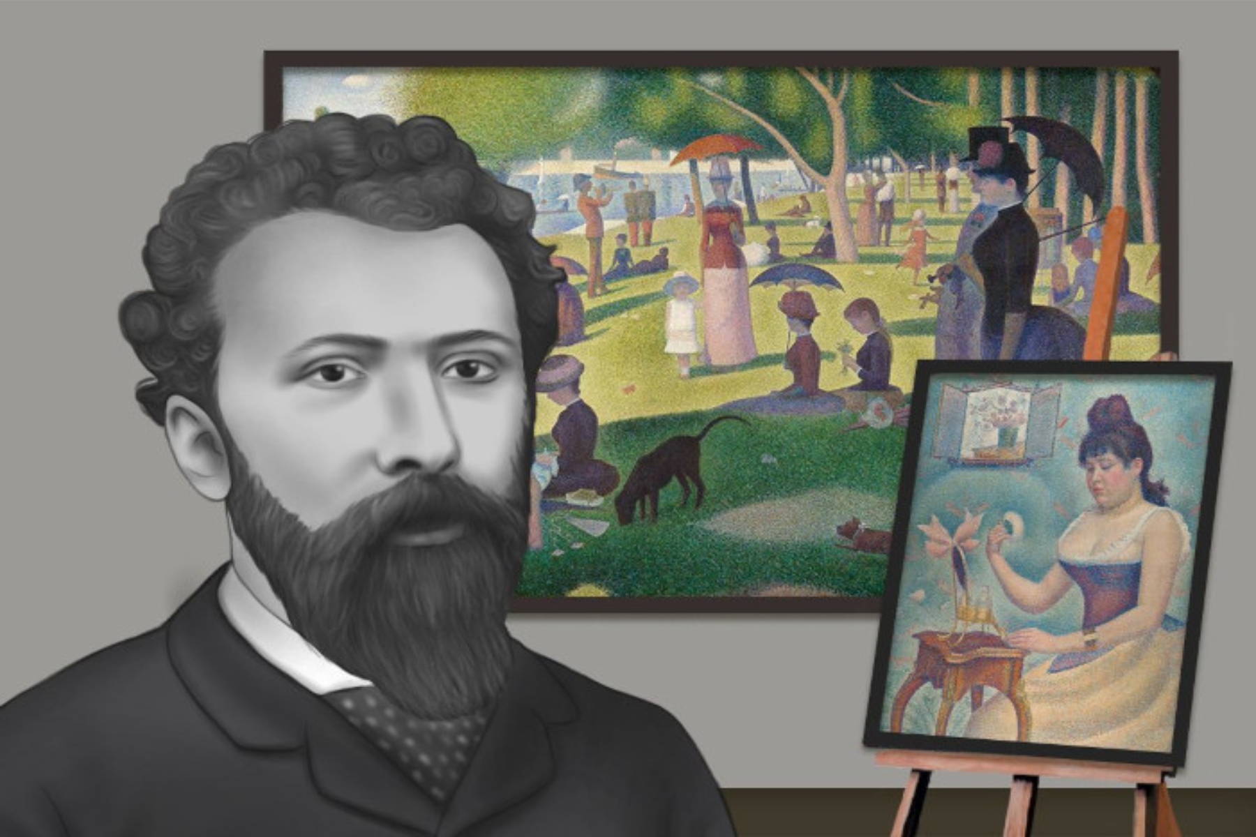Google Doodle Georges Seurat: Το Google τιμά την μνήμη του Γάλλου νεο-ιμπρεσιονιστή ζωγράφου