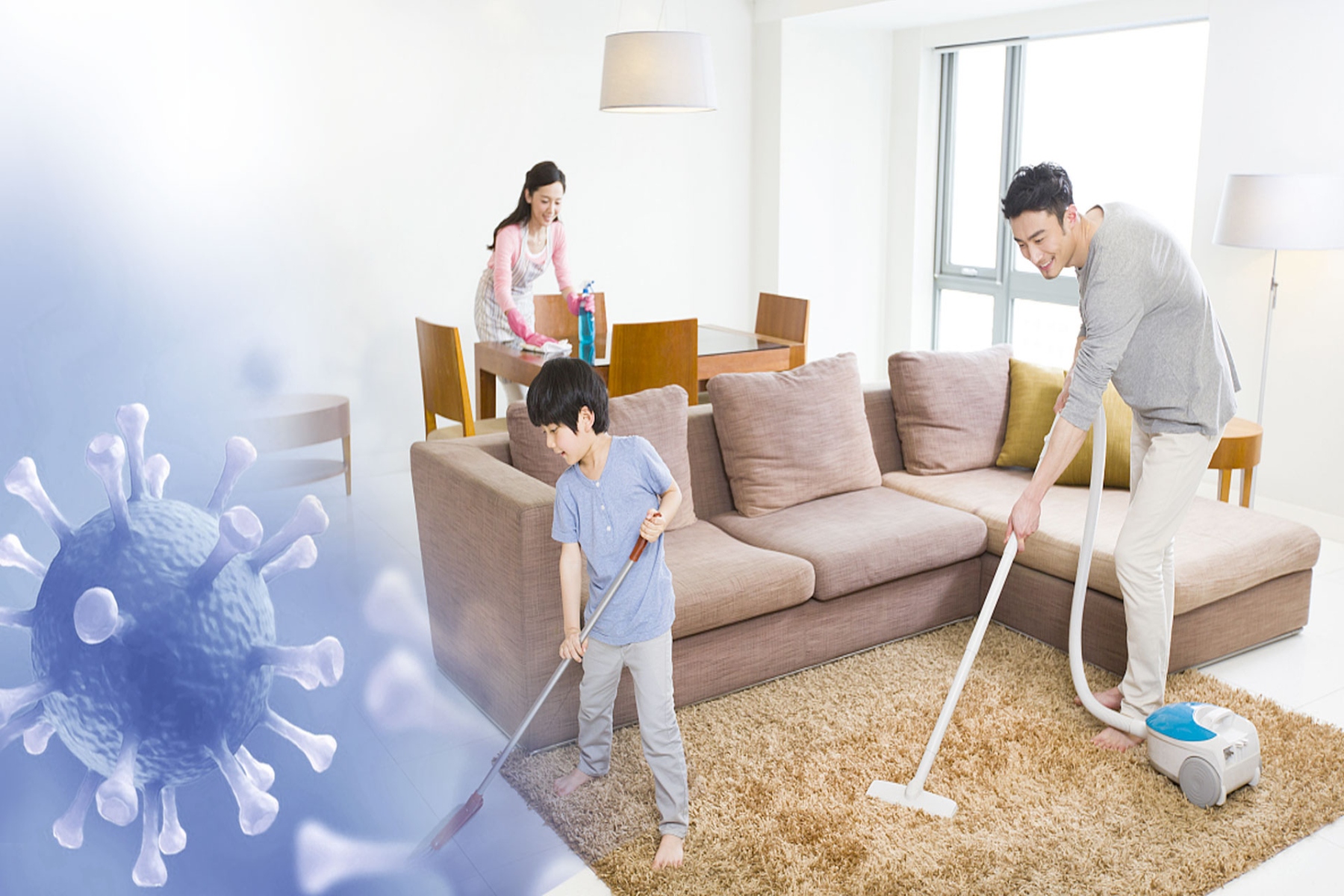 Απολύμανση Covid: 5 τρόποι να απολυμάνεις και να καθαρίσεις το σπίτι από τον κορωνοϊό