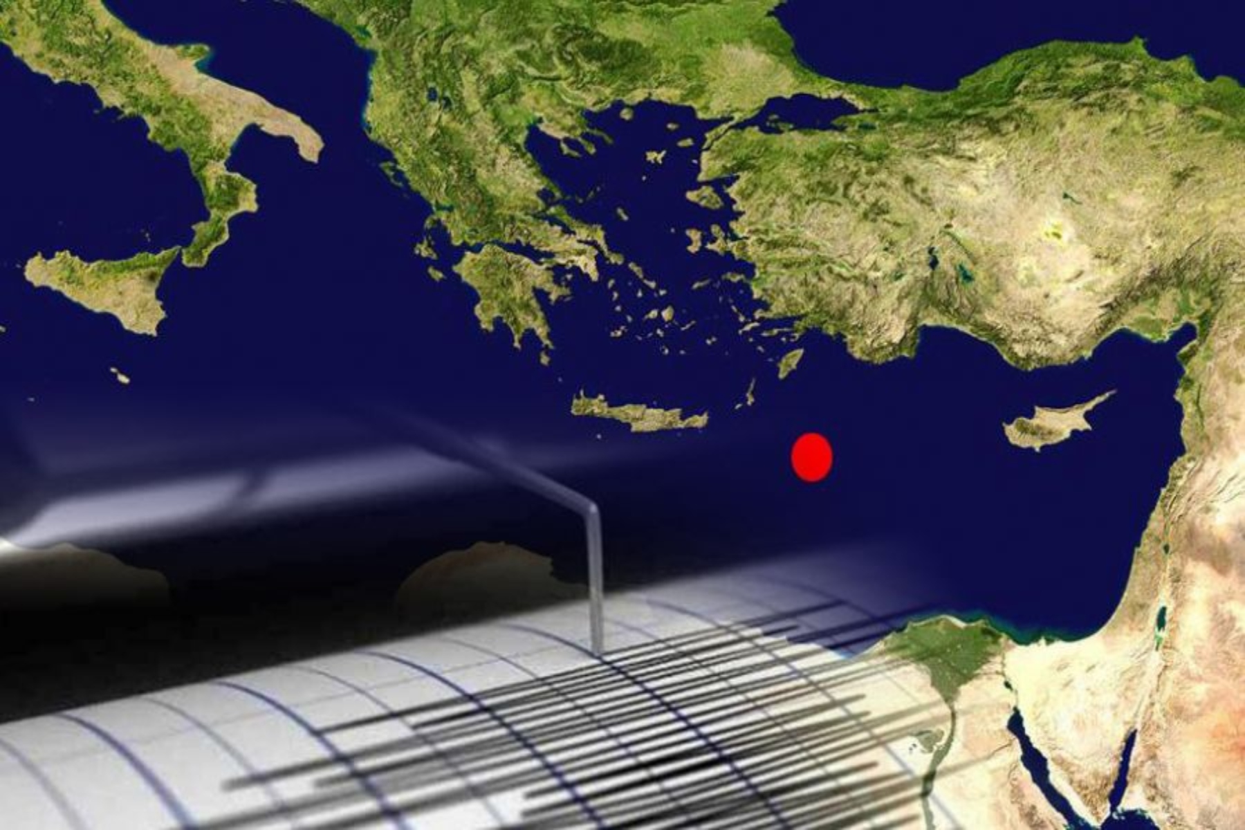 Σεισμός Κύπρος: Σεισμική δόνηση 6,6 ρίχτερ ανοιχτά της Κύπρου