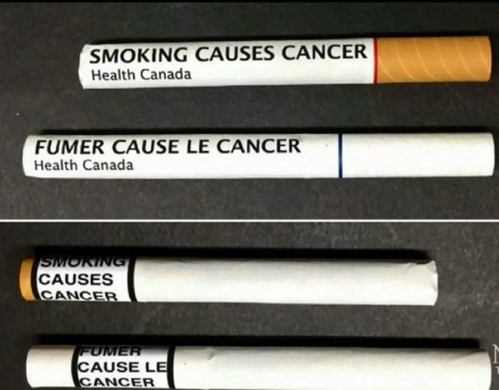 Καναδάς: Εξετάζει το ενδεχόμενο να βάλει προειδοποίηση επικινδυνότητας σε κάθε τσιγάρο