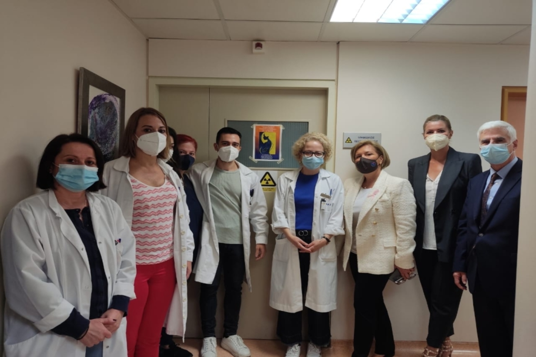 Μίνα Γκάγκα: Επίσκεψη στο Γενικό Αντικαρκινικό- Ογκολογικό Νοσοκομείο Αθηνών “Άγιος Σάββας”