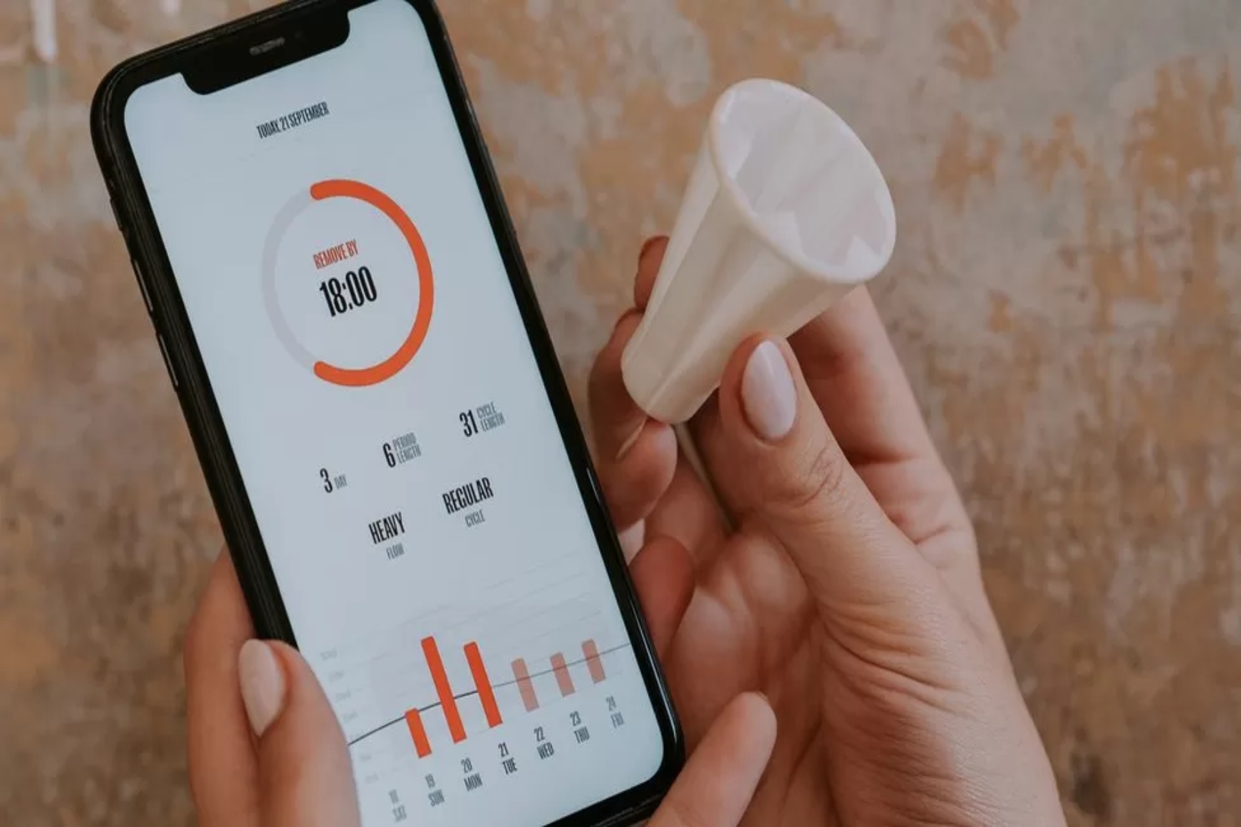 Menstrual cup app: Έξυπνο κύπελλο & εφαρμογή εμμήνου ρύσεως από το Bristol
