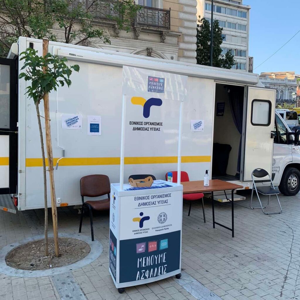 16 δράσεις δωρεάν δειγματοληπτικού ελέγχου COVID -19