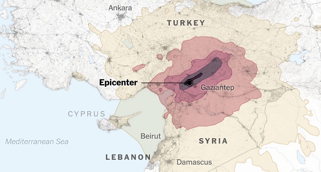 Συρία ΟΗΕ: Η αντιμετώπιση του σεισμού εξαντλεί τα αποθέματα βοήθειας στη χώρα