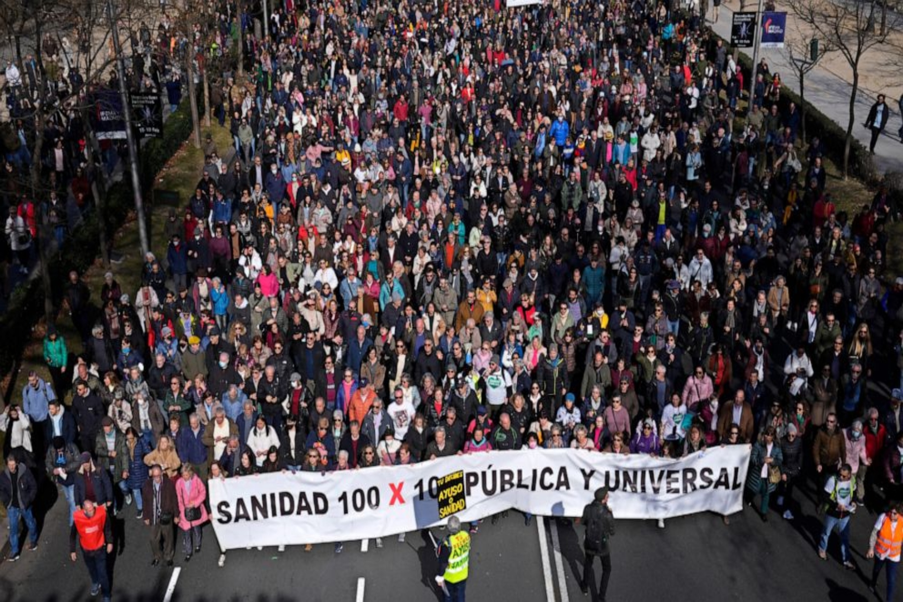 Ισπανία: Εκατοντάδες χιλιάδες διαδηλώνουν για την υγειονομική περίθαλψη