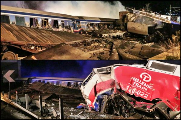 Τέμπη: Πολύνεκρο δυστύχημα στα Τέμπη από την σύγκρουση τρένων