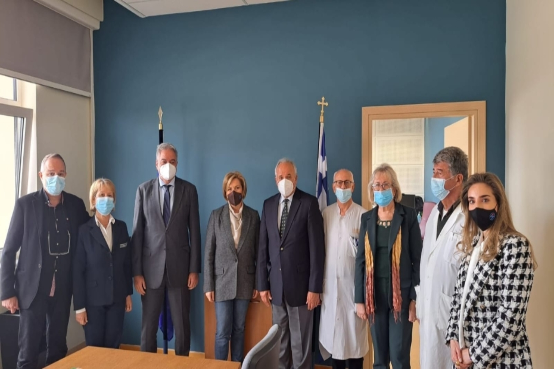 Μίνα Γκάγκα: Επίσκεψη Αναπληρώτριας Υπουργού Υγείας στο Γενικό Νοσοκομείο Χαλκίδας