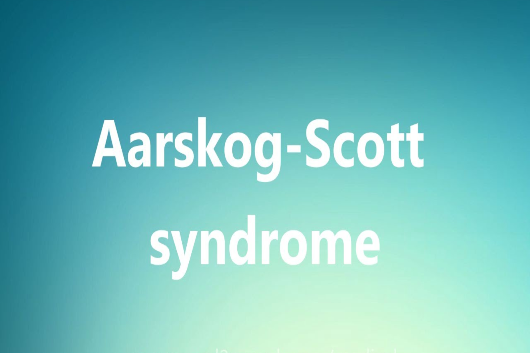 Aarskog Skott: Ποια είναι τα συμπτώματα αυτού του συνδρόμου;