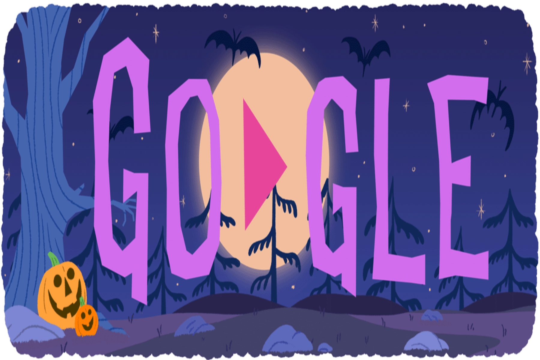 Google Doodle: Η Google τιμά το Halloween με μια ιστορία που το αφορά