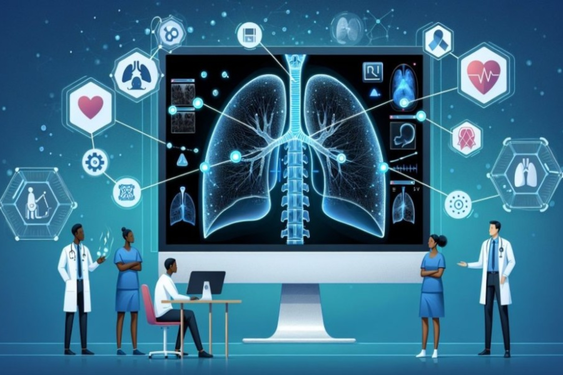 AI: Πώς η τεχνητή νοημοσύνη συμβάλλει στην αντιμετώπιση του καρκίνου του πνεύμονα;