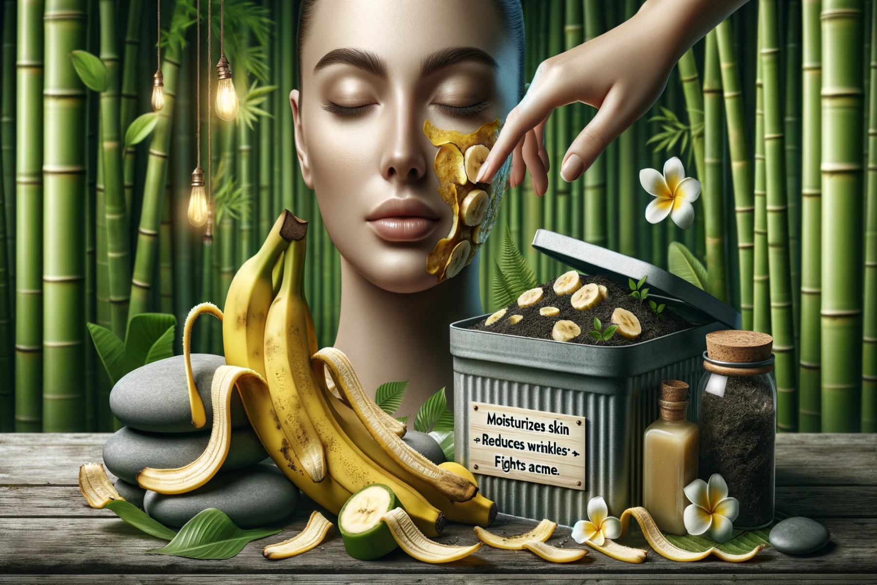 Η θαυματουργή επίδραση της μπανανόφλουδας στο δέρμα