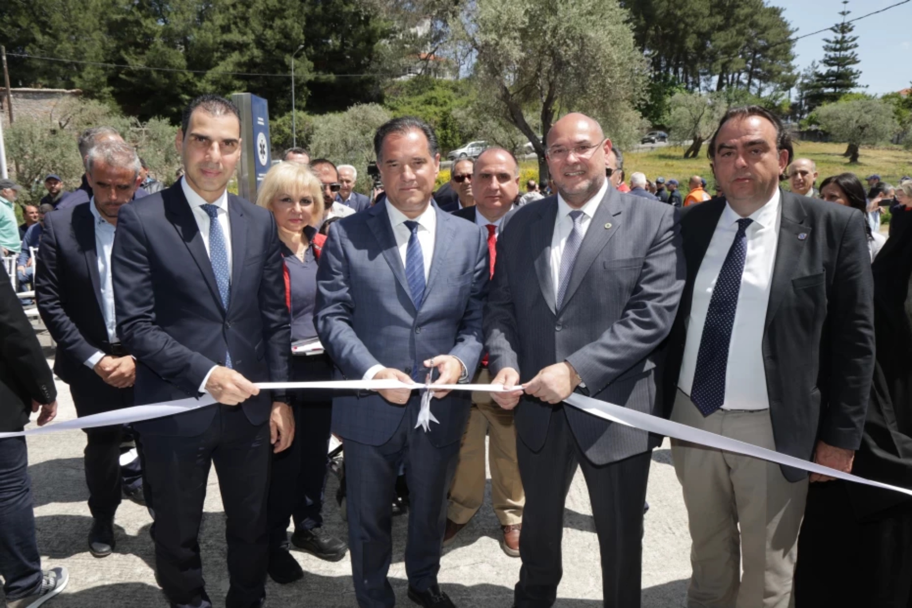 Επίσκεψη Γεωργιάδη – Θεμιστοκλέους στη Μυτιλήνη για τα εγκαίνια του νέου κτιρίου στέγασης του Παραρτήματος του ΕΚΑΒ Μυτιλήνης