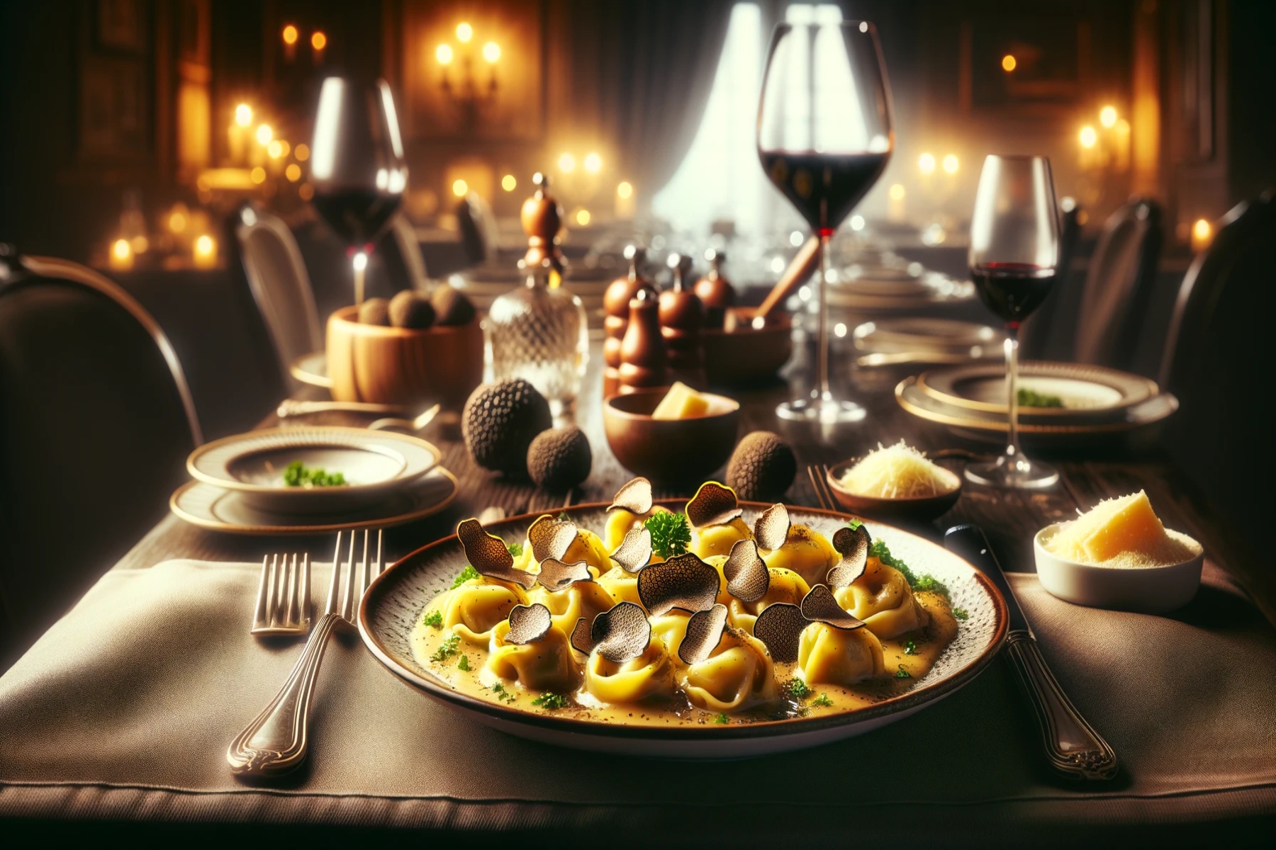 Tortellini al Tartufo: Μια πολυτελής εμπειρία ζυμαρικών