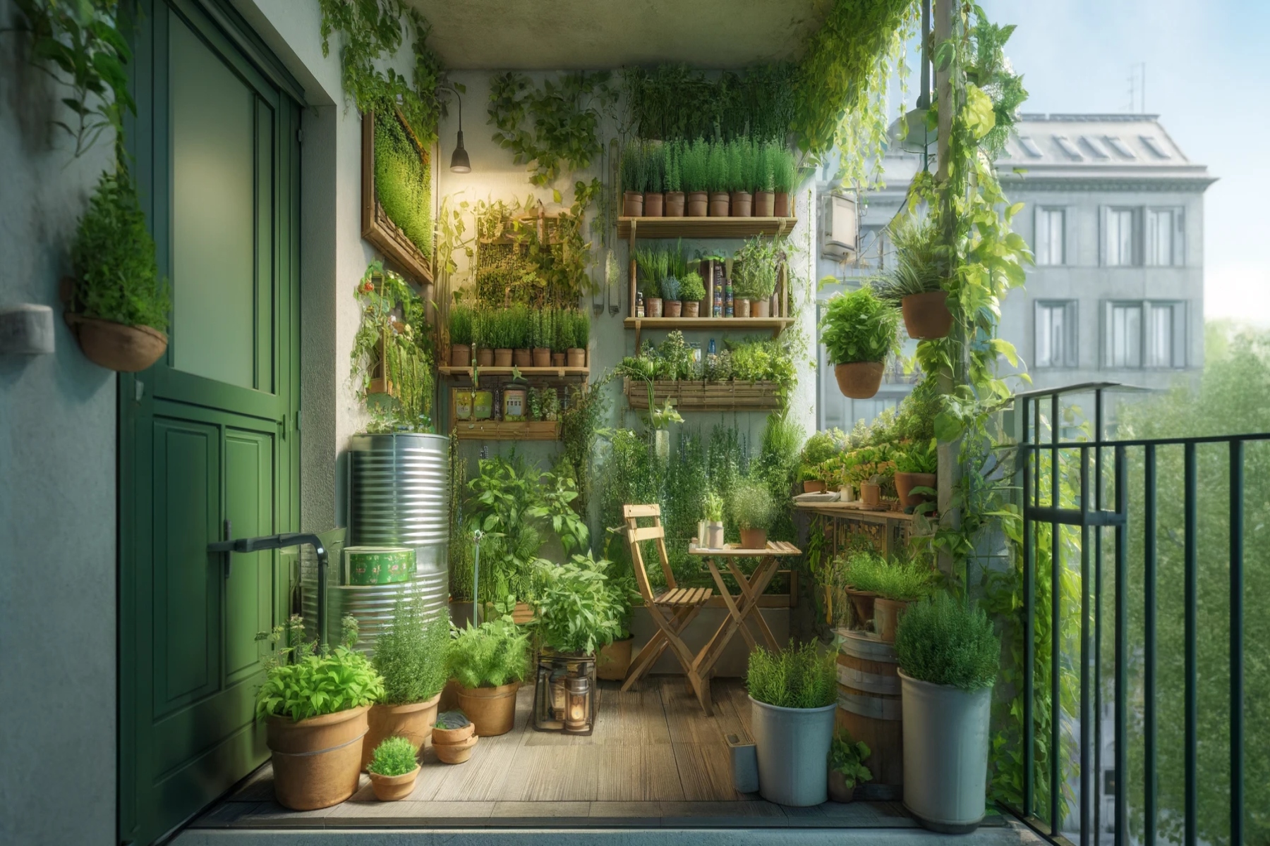 Πώς να δημιουργήσετε μια πράσινη όαση στο μπαλκόνι σας;