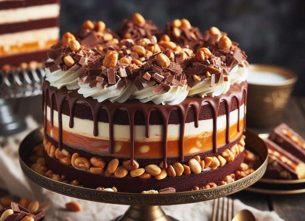 Τούρτα Snickers: Η απόλυτη απόλαυση σε μία τούρτα