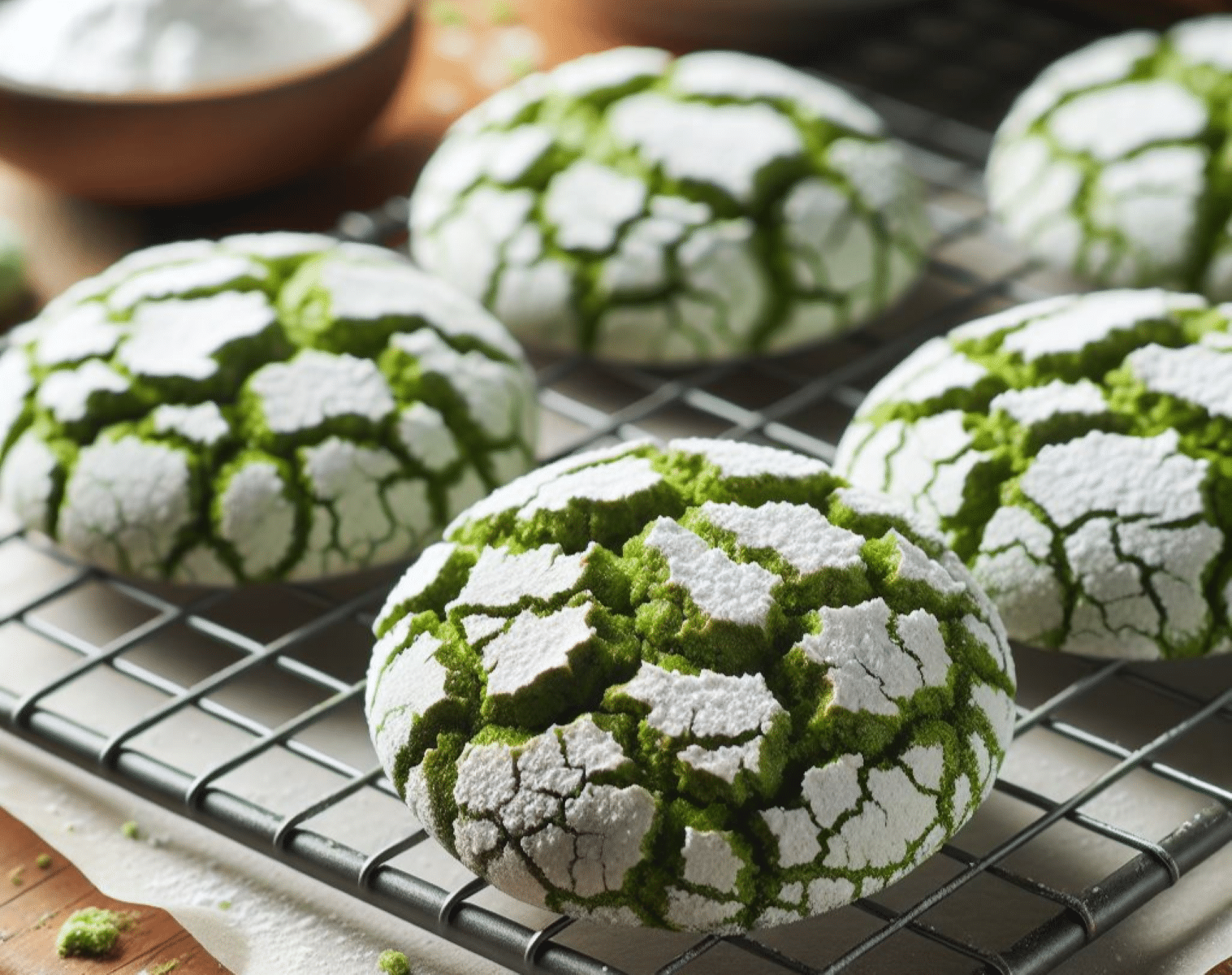 Matcha crinkle cookies: Η ιδανική συνταγή για ένα υπέροχο γλυκό
