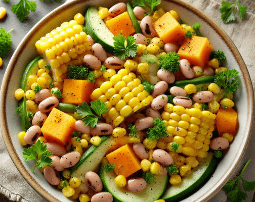 Η Δύναμη της Τριάδας: Καλαμπόκι, Φασόλια και Κολοκύθα