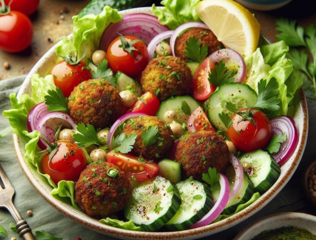 Σαλάτα Falafel: Μια υγιεινή και νόστιμη επιλογή