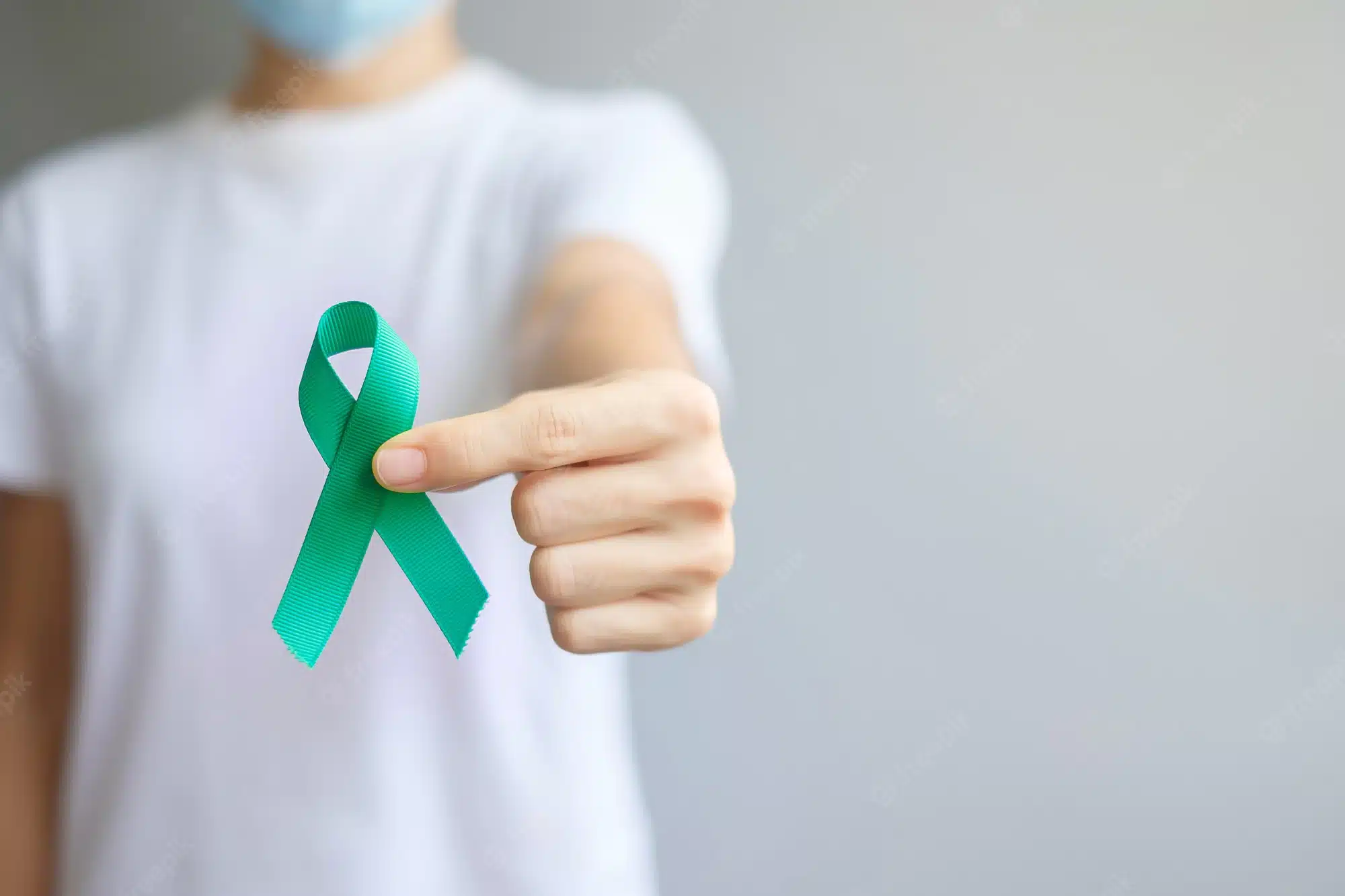 september ovarian cancer awareness month woman holding teal ribbon color supporting people living illness healthcare world cancer day concepts 42256 4898