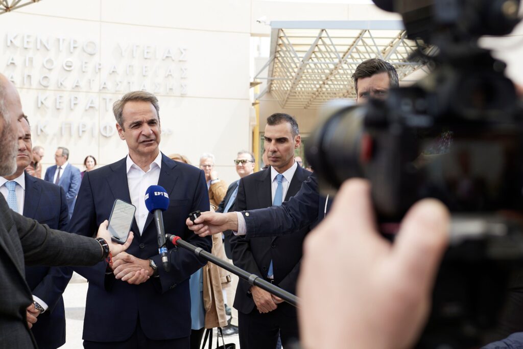Στο Κέντρο Υγείας Κερατέας Πρωθυπουργός Κυριάκος Μητσοτάκης