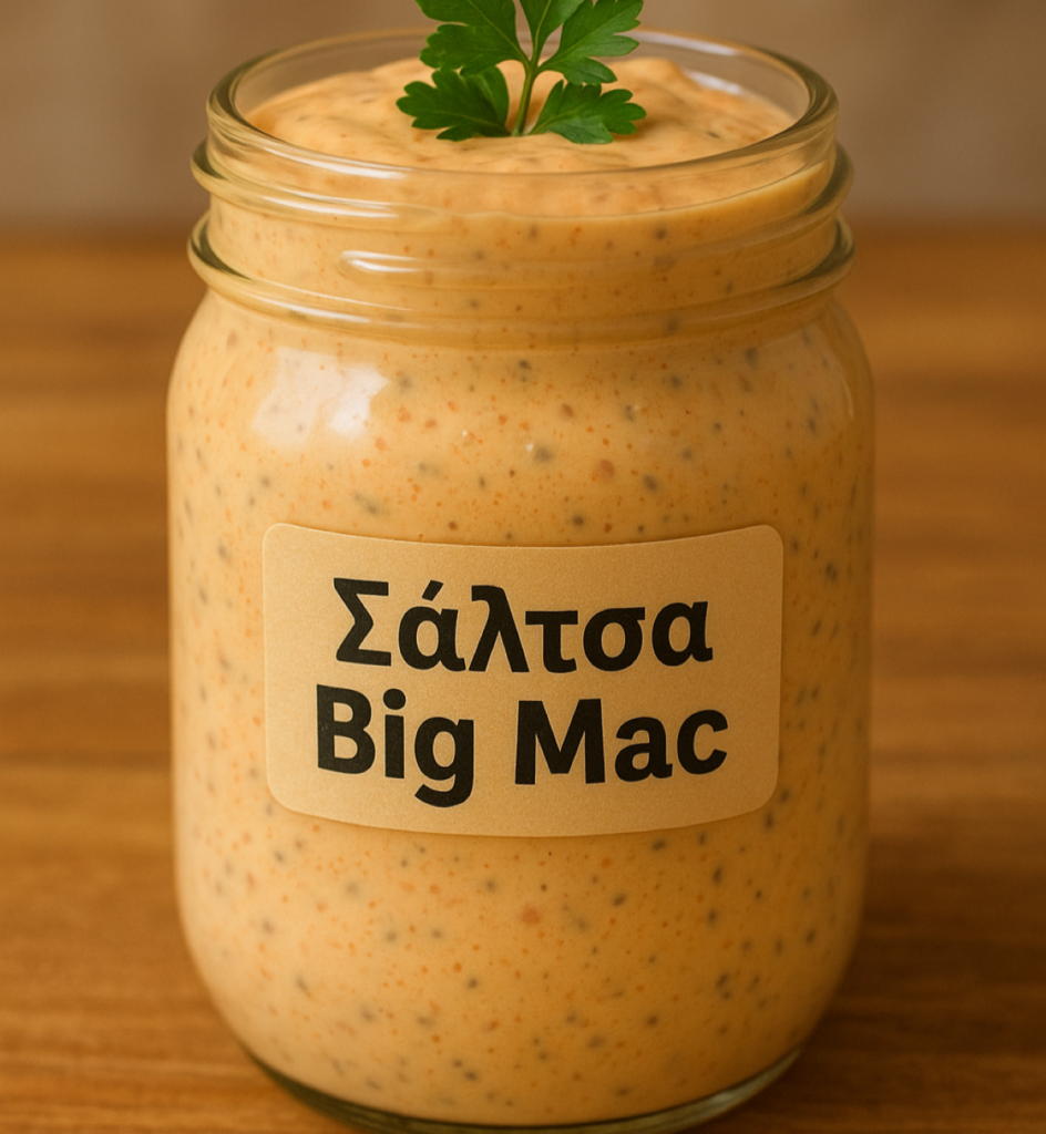 Σάλτσα Big Mac: Η μυστική συνταγή για το διάσημο σπιτικό burger