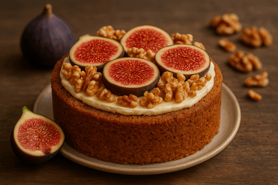 Κέικ με Σύκα και Καρύδια: Ένα Επιδόρπιο που Συνδυάζει την Απλότητα με την Εκλέπτυνση