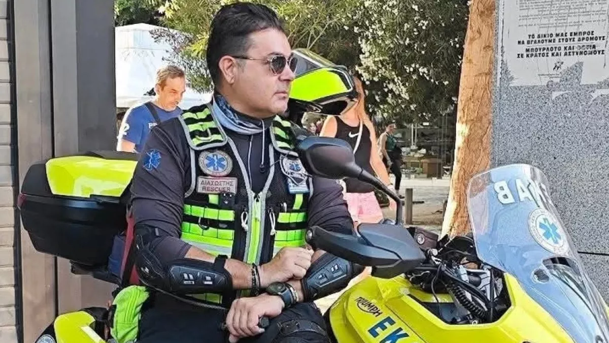 Βαρύ πένθος στο ΕΚΑΒ: Πέθανε ο πρώτος μοτοσικλετιστής διασώστης της Καλαμάτας