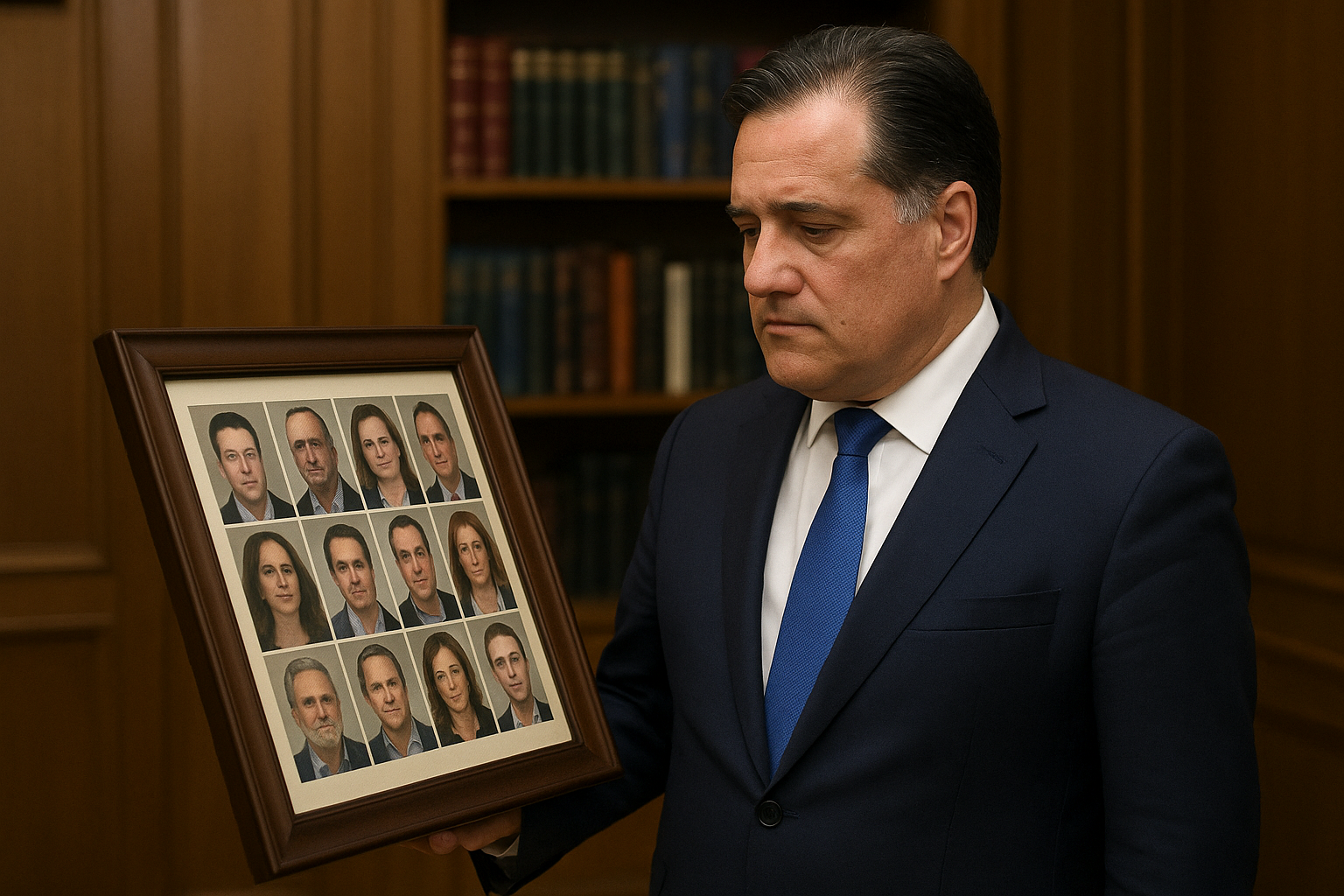 Άδωνις Γεωργιάδης και το κάδρο που προμήνυε την επιστροφή