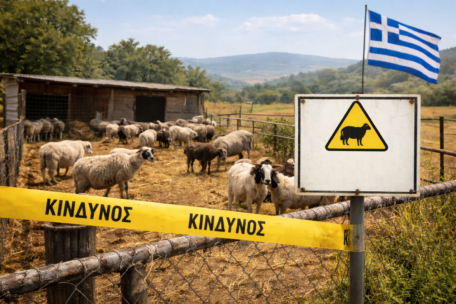Σε αυξημένη επιφυλακή η κυβέρνηση λόγω της ευλογιάς των αιγοπροβάτων