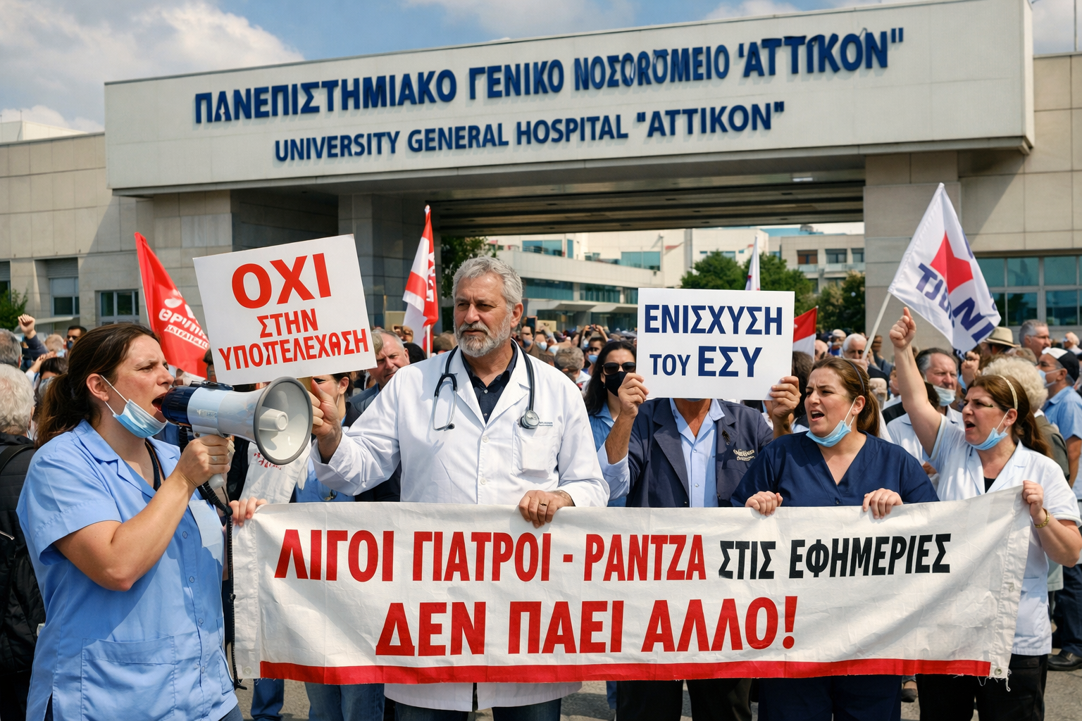 Νοσοκομείο «Αττικόν»: Κινητοποιήσεις για ελλείψεις και πίεση στις εφημερίες