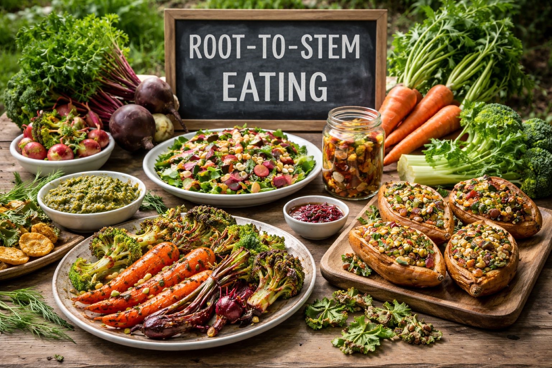 Root-to-Stem Eating: Η βιώσιμη τάση που αλλάζει τον τρόπο που τρώμε
