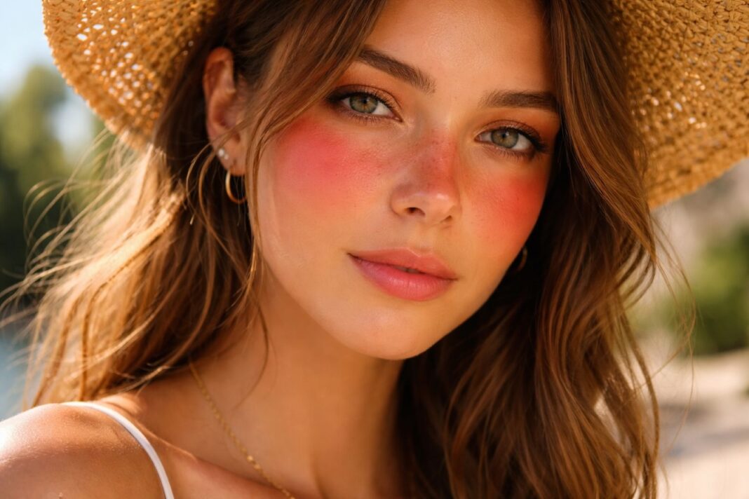 Sunburn Blush: Το Makeup Trend που Χαρίζει Φυσική Καλοκαιρινή Λάμψη